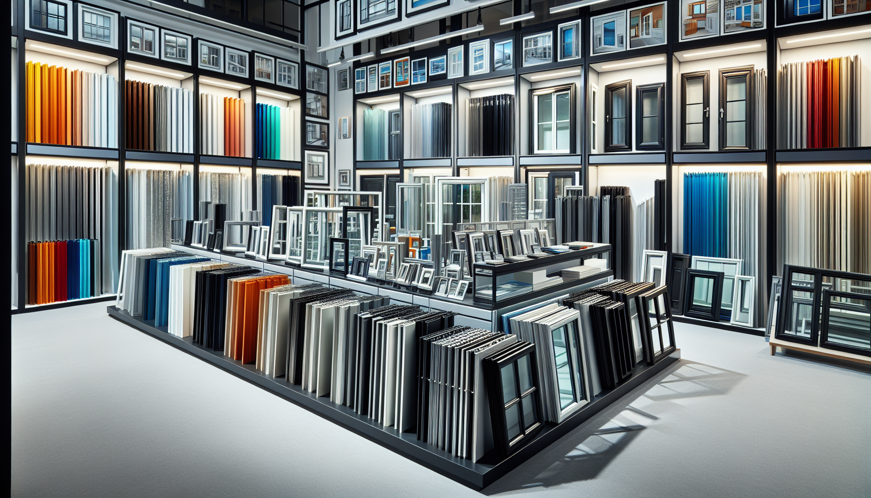 Showroom of Custom Aluminum Windows