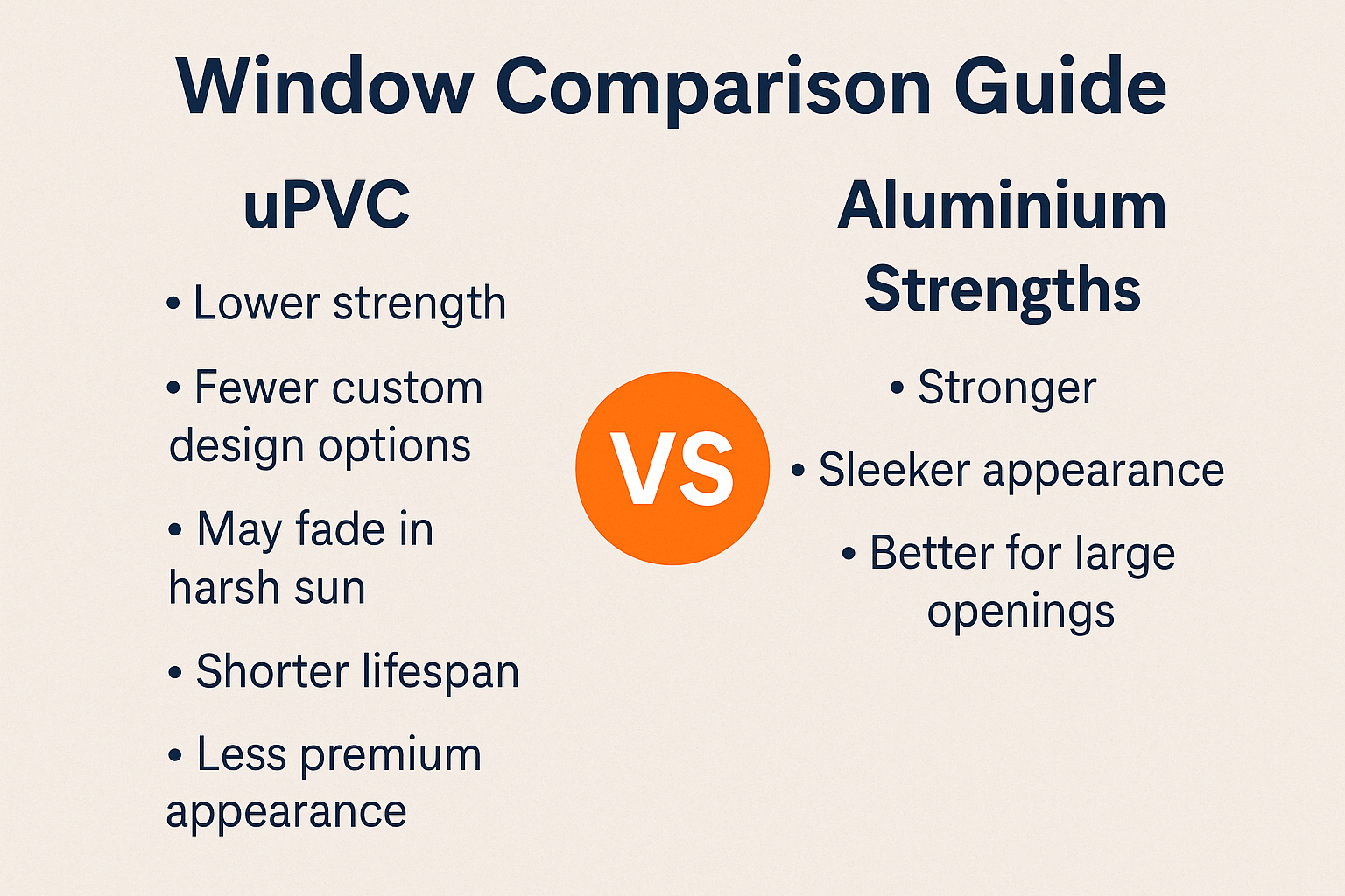 Visual breakdown of pros and cons