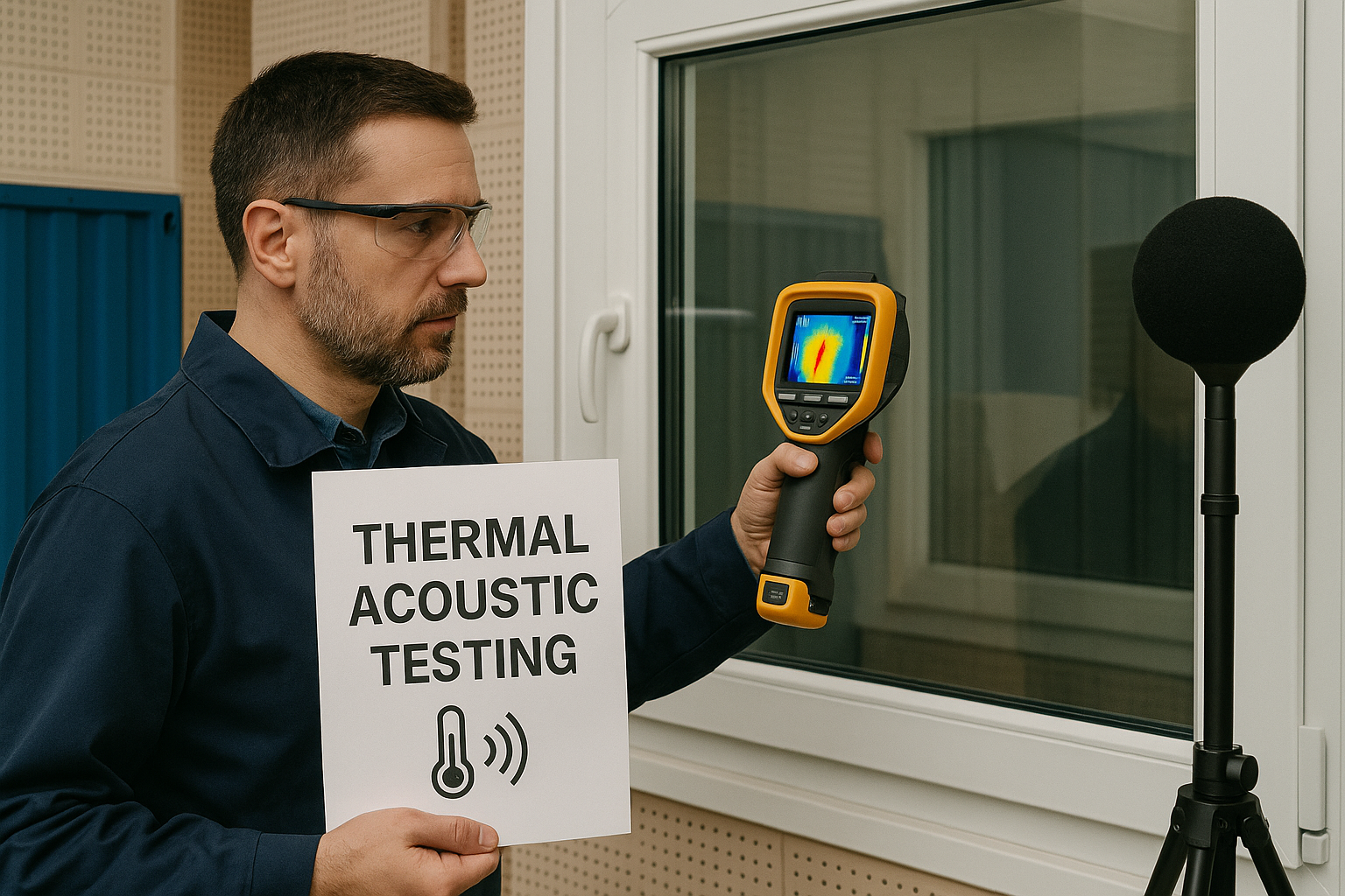 Testing insulation and soundproofing levels