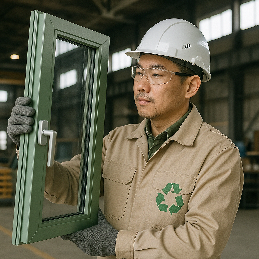 Recycled frame meets eco standards