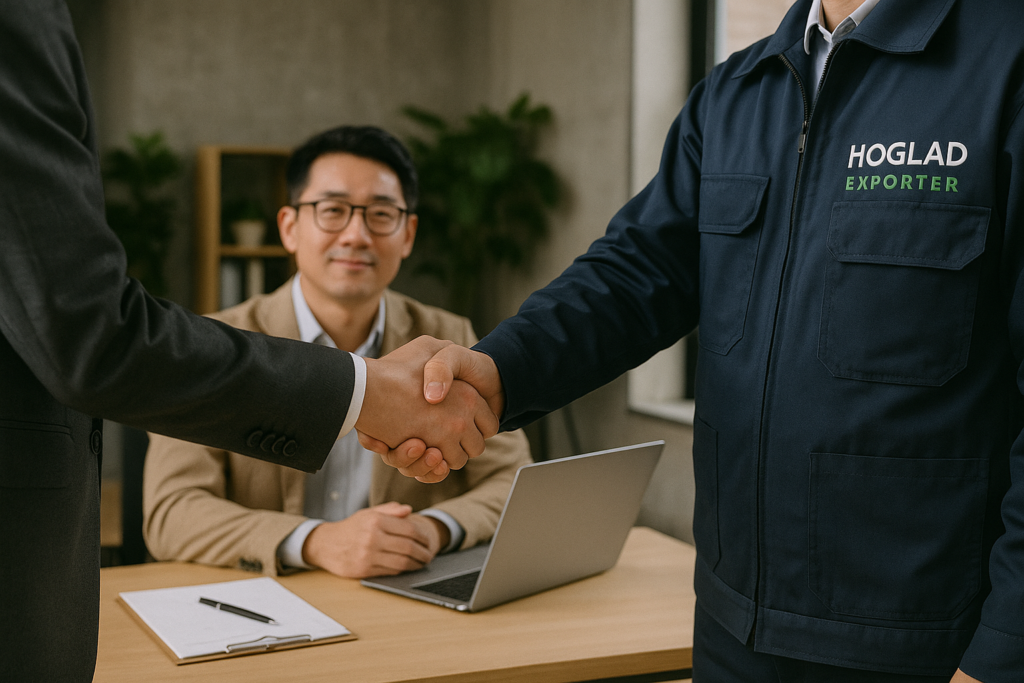 Handshake confirms long-term cooperation
