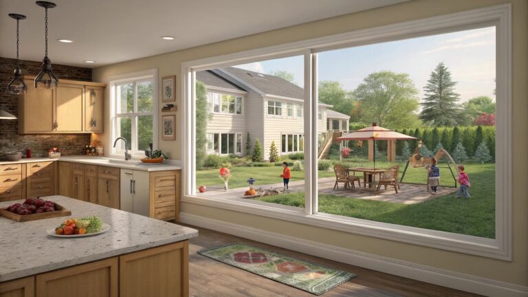 What are the aluminum section windows and their benefits?